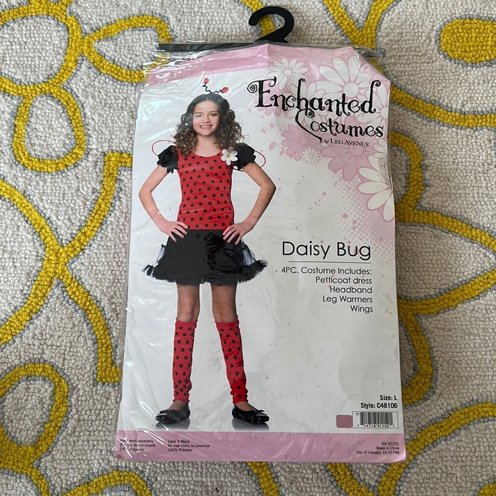 🐞Lady Bug Costume🐞 Sz L - Picture 2 of 7